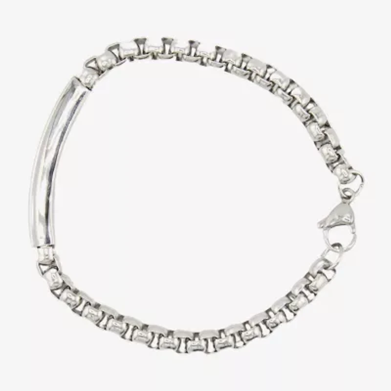Mens Stainless Steel Cross 1 Pair Jewelry Set