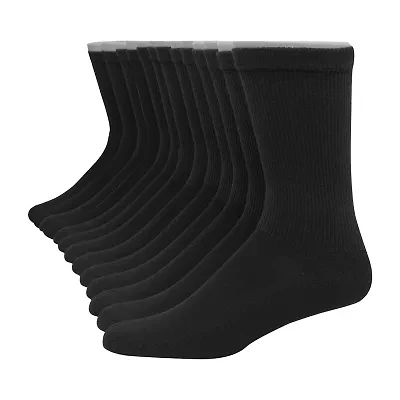 Hanes Ultimate Bonus Pack Mens 13 Pair Crew Socks