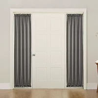 Sun Zero Emory Light-Filtering Rod Pocket Single Sidelight Curtain