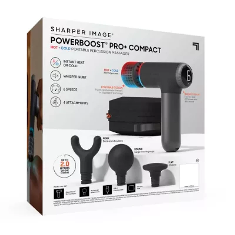 Sharper Image Powerboost® Pro+ Compact Massager