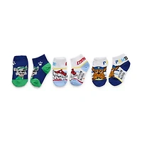 Toddler Boys Multi-Pack 6 Pair Paw Patrol Quarter Ankle Socks