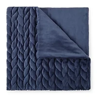 Liz Claiborne Chunky Chevron Throw