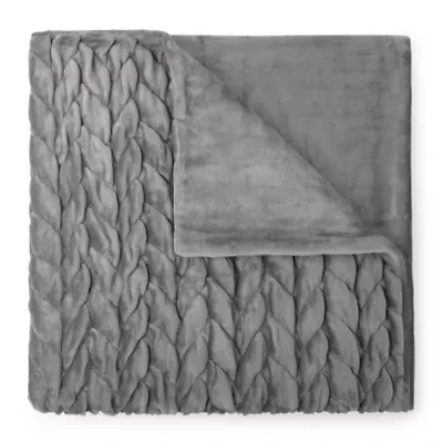 Liz Claiborne Chunky Chevron Throw