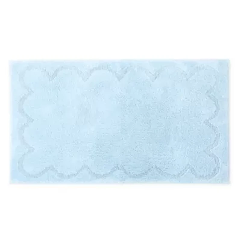 Martha Stewart Cotton Scalloped Bath Rug