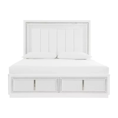 Signature Design by Ashley Chalanna King Upholstered Bed with Storage