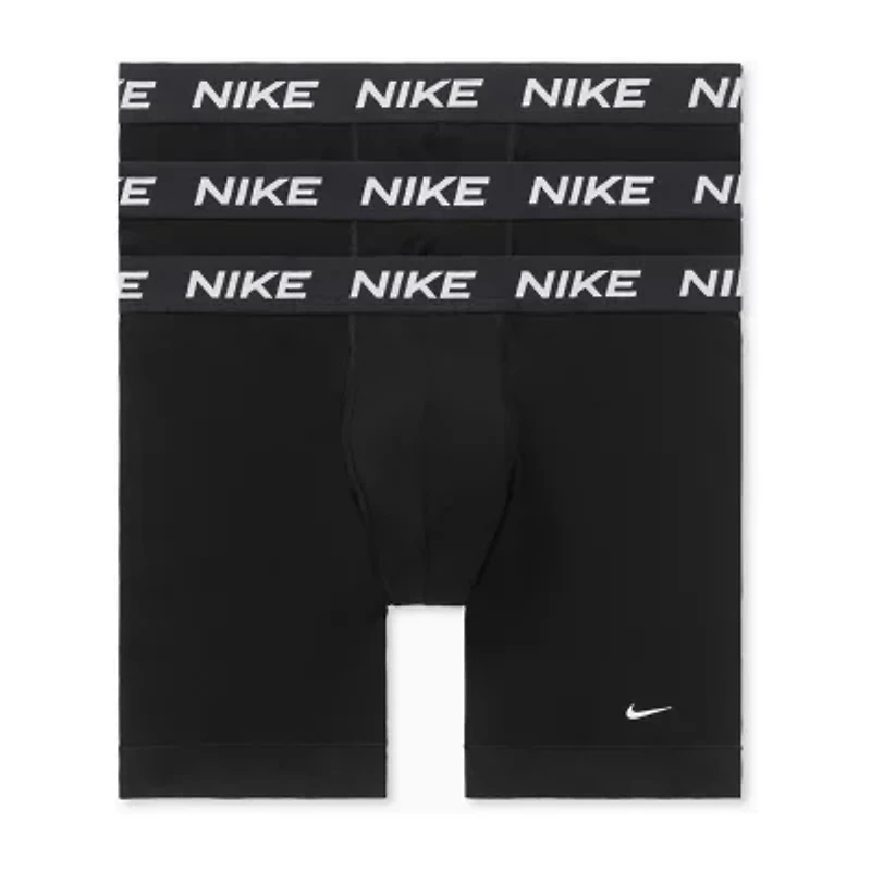Nike All Day Cotton Stretch Mens 3 Pack Boxer Briefs Ke1310-001