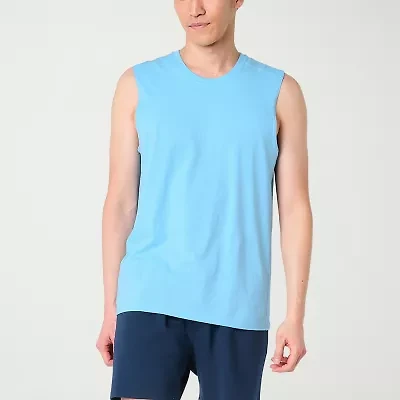 Xersion Xtreme Mens Crew Neck Sleeveless Active T-Shirt