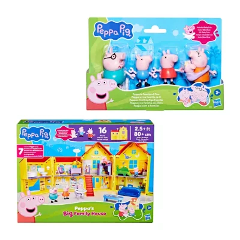 Hasbro Peppa Family Bundle Dollhouse