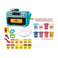 Hasbro Super Slice Cake Maker With Funfetti Or Metallics Play-Doh 22-pc. Dough