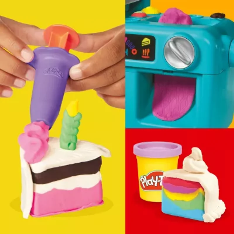 Hasbro Super Slice Cake Maker With Funfetti Or Metallics Play-Doh 22-pc. Dough