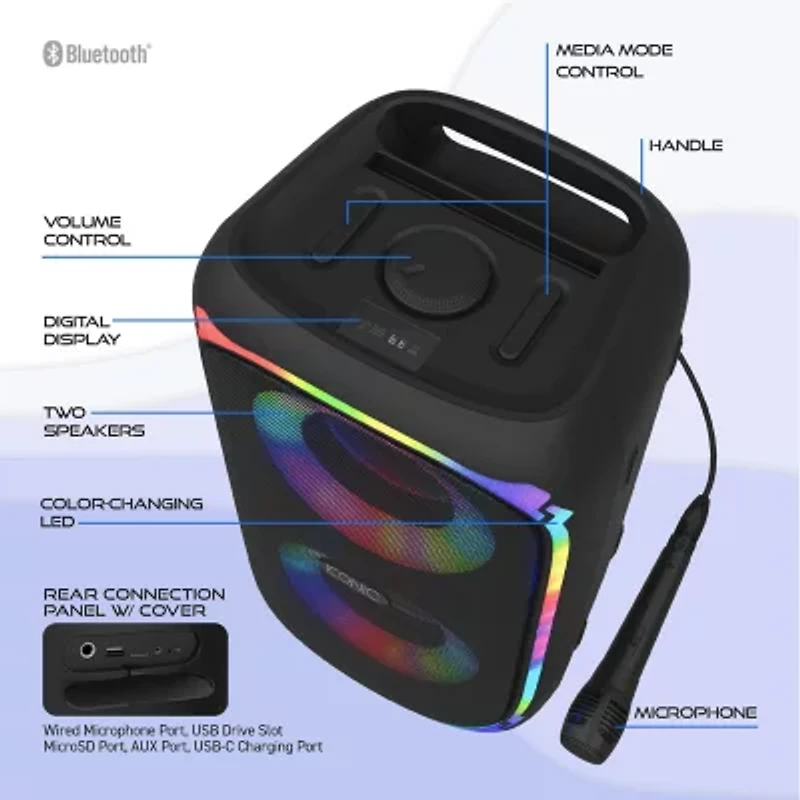 Iconic Super Bass Party Speaker