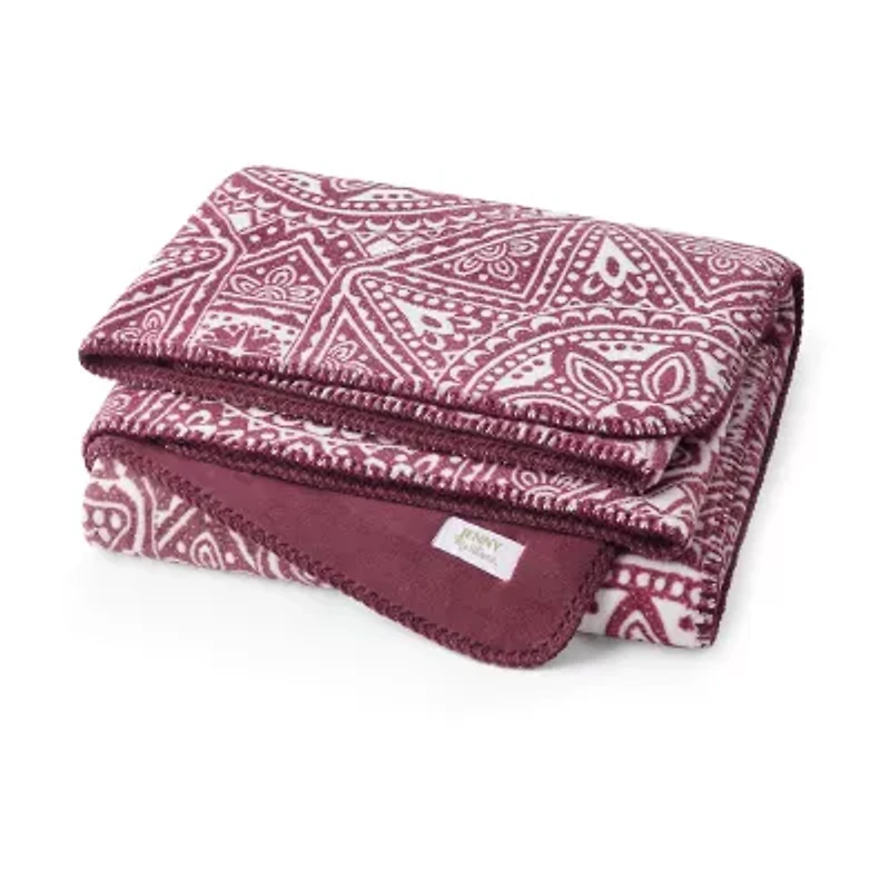 Jenny Martinez Sonora Medallion Reversible Coco Plush Throw