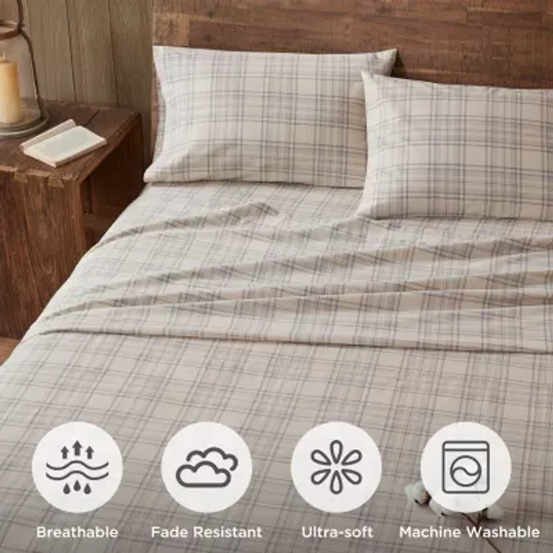 Woolrich Flannel Cotton Sheet Set