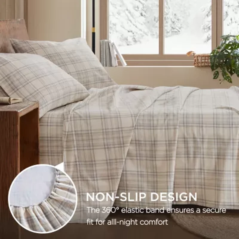 Woolrich Flannel Cotton Sheet Set