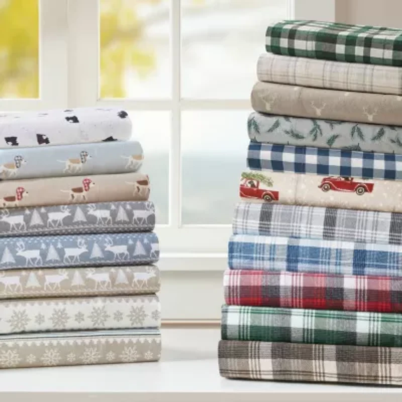Woolrich Flannel Cotton Sheet Set