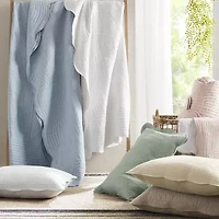 Madison Park Marino 3-Pc Reversible Scalloped Edge Quilt Set