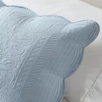 Madison Park Marino 3-Pc Reversible Scalloped Edge Quilt Set