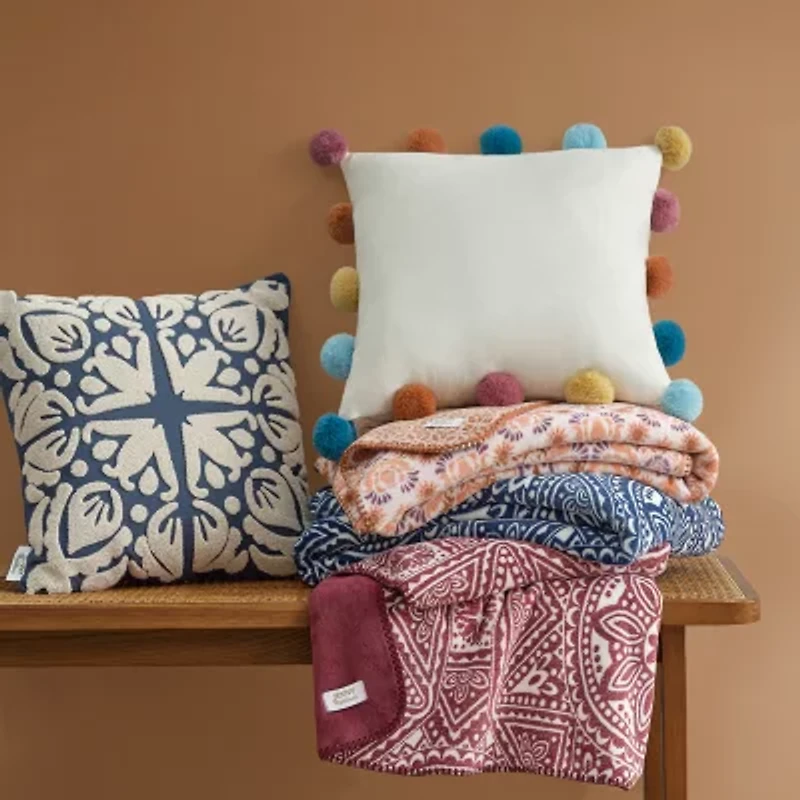 Jenny Martinez Caitlyn Square Throw Pillow