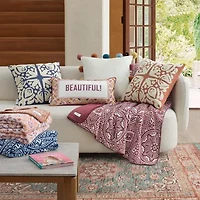 Jenny Martinez Caitlyn Square Throw Pillow