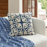 Jenny Martinez Niki Square Throw Pillow