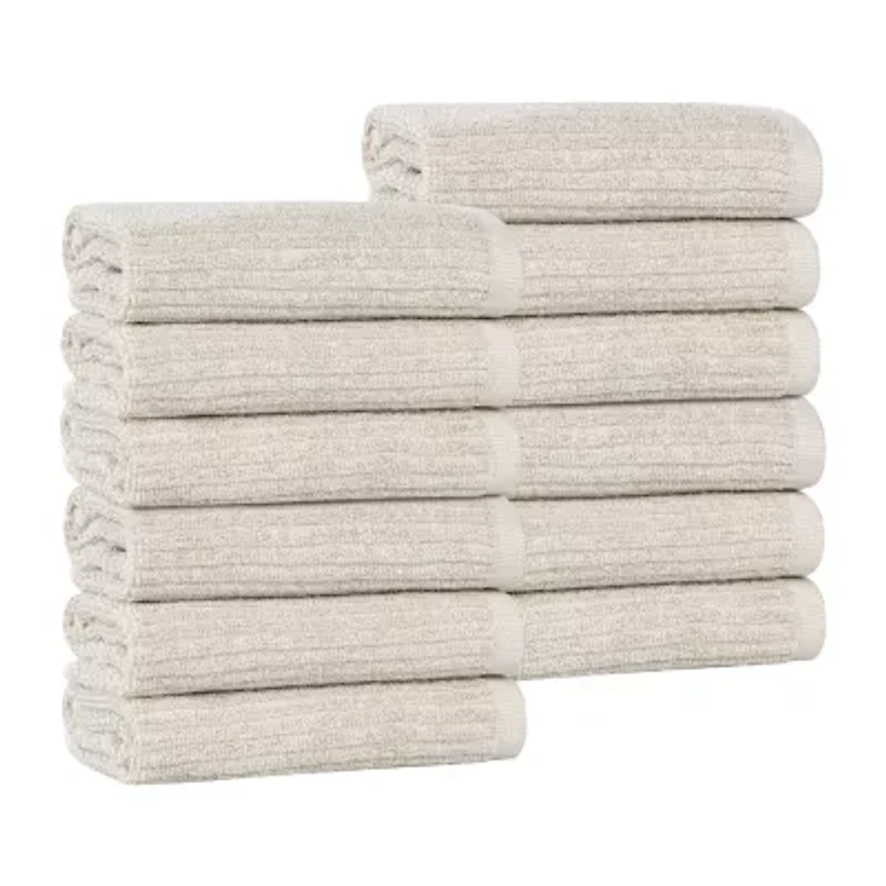 SUPERIOR® Destin Collection | 80% Cotton 20% Viscose 12-pc. Quick Dry Washcloth