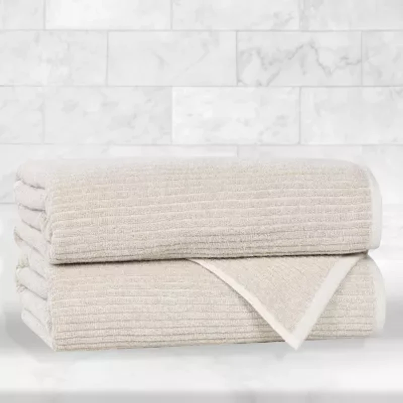 SUPERIOR® Destin Collection | 80% Cotton 20% Viscose 2-pc. Quick Dry Bath Towel