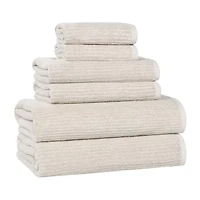 SUPERIOR® Destin Collection | 80% Cotton 20% Viscose 6-pc. Quick Dry Bath Towel Set