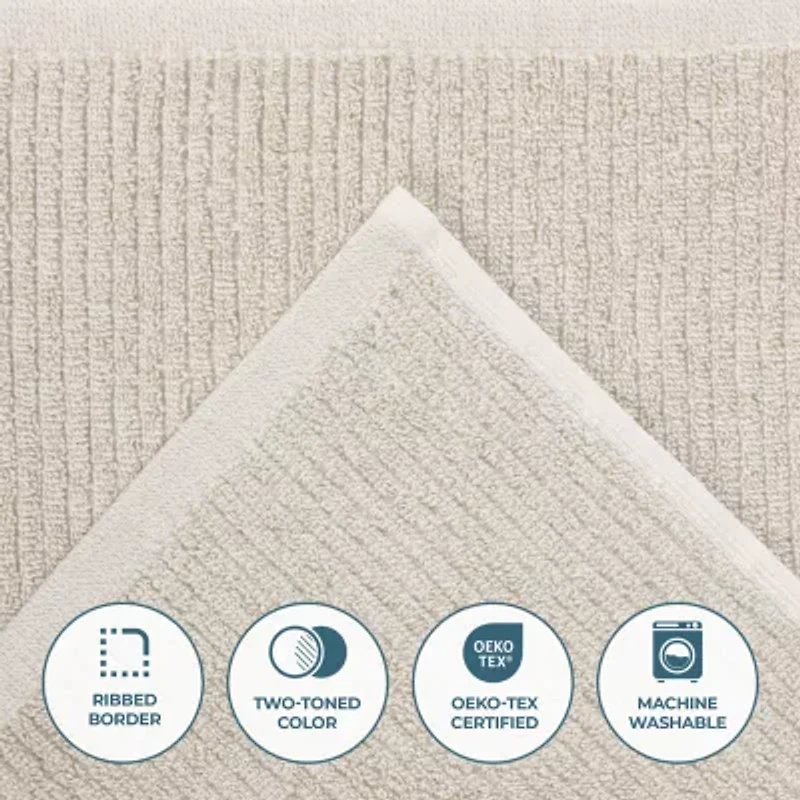 SUPERIOR® Destin Collection | 80% Cotton 20% Viscose 9-pc. Quick Dry Chevron Bath Towel Set