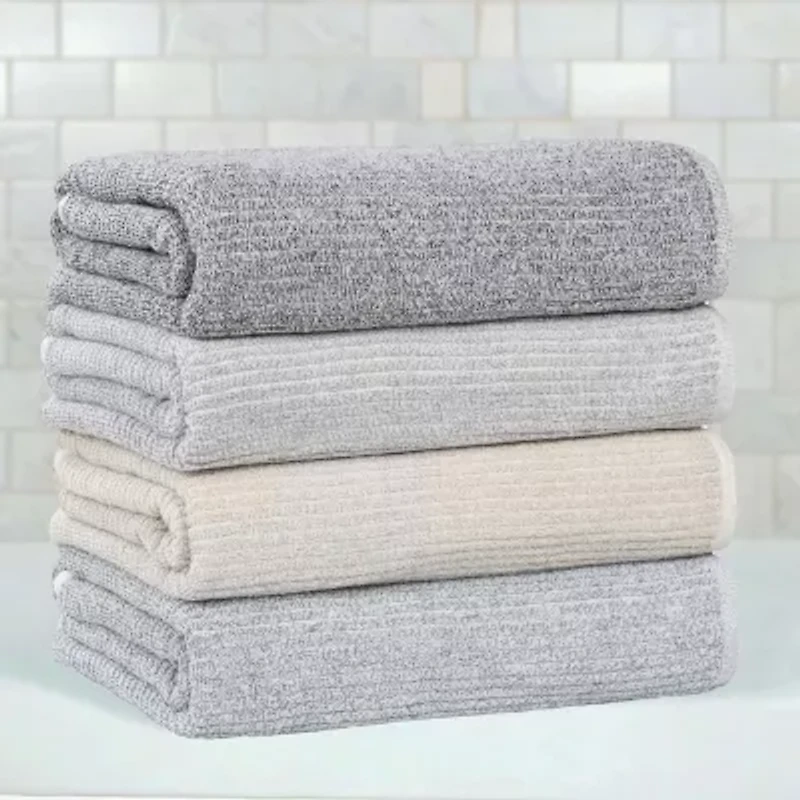 SUPERIOR® Destin Collection | 80% Cotton 20% Viscose 3-pc. Quick Dry Solid Bath Towel Set