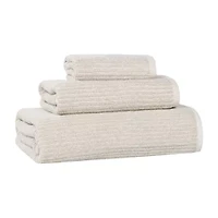 SUPERIOR® Destin Collection | 80% Cotton 20% Viscose 3-pc. Quick Dry Solid Bath Towel Set