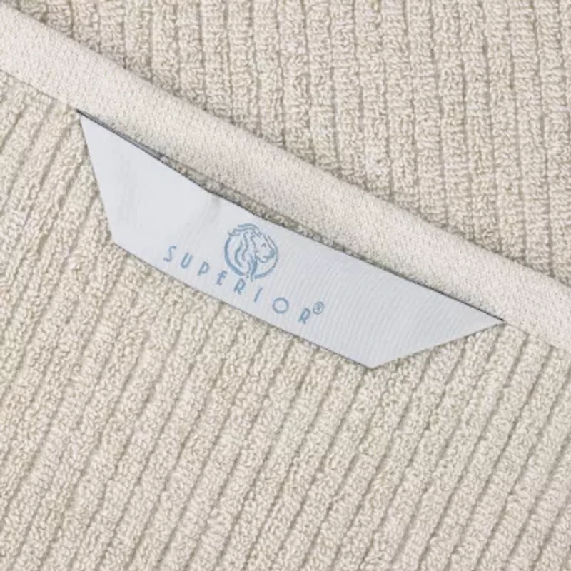 SUPERIOR® Destin Collection | 80% Cotton 20% Viscose 12-pc. Quick Dry Solid Bath Towel Set