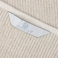 SUPERIOR® Destin Collection | 80% Cotton 20% Viscose 12-pc. Quick Dry Solid Bath Towel Set