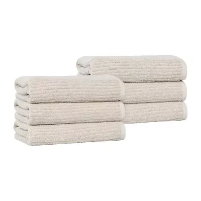 SUPERIOR® Destin Collection | 80% Cotton 20% Viscose 6-pc. Geometric Hand Towel