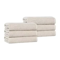 SUPERIOR® Destin Collection | 80% Cotton 20% Viscose 6-pc. Geometric Hand Towel