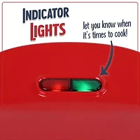 Nostalgia 6-Wedge Electric Quesadilla Maker with Extra Stuffing Latch