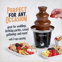Nostalgia 3-Tier Fondue Fountain