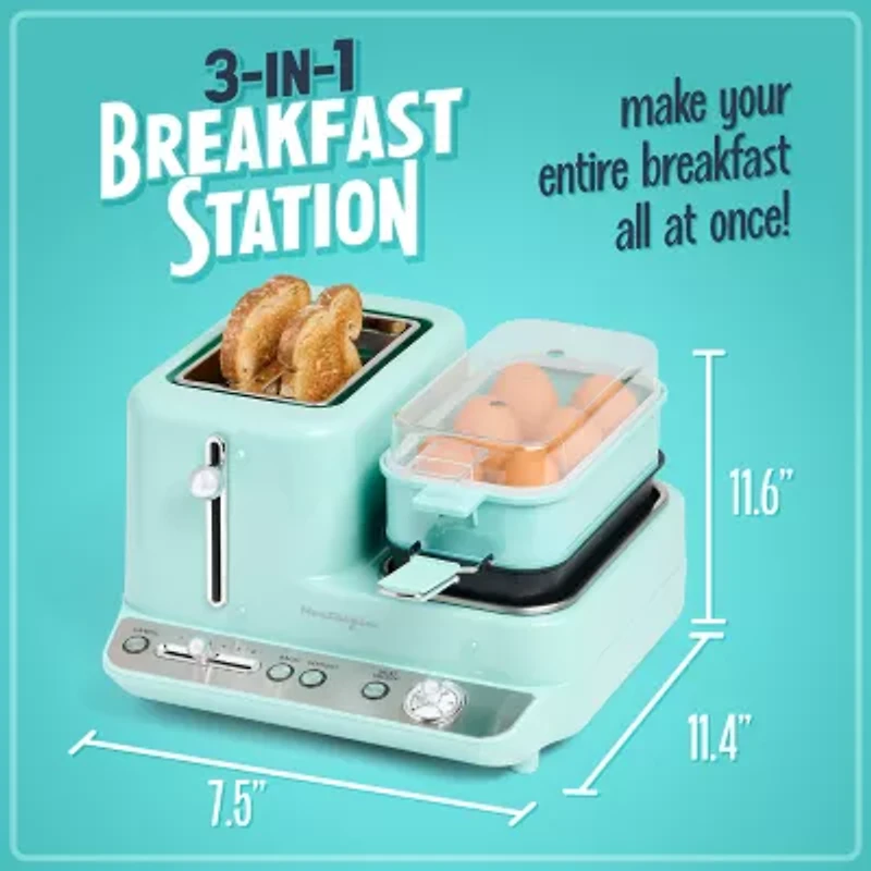 Nostalgia CLBS3AQ Retro 3-in-1 Breakfast Station