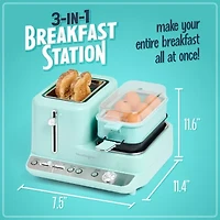Nostalgia CLBS3AQ Retro 3-in-1 Breakfast Station