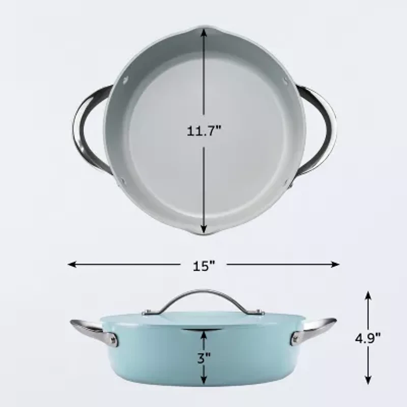 Tramontina Fiora Ceramic 4.25-qt. Saute Pan