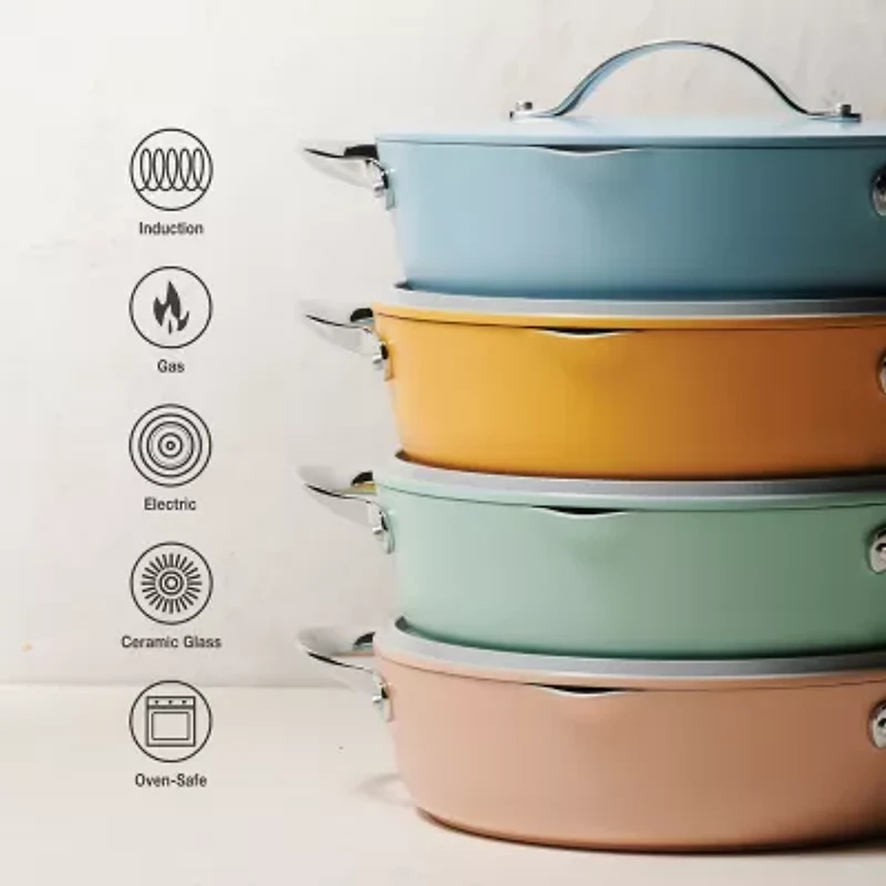 Tramontina Fiora Ceramic 4.25-qt. Saute Pan