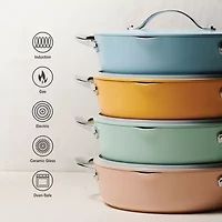 Tramontina Fiora Ceramic 4.25-qt. Saute Pan