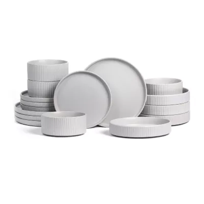 Stone + Lain Haven 16-pc. Stoneware Dinnerware Set