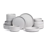 Stone + Lain Haven 16-pc. Stoneware Dinnerware Set