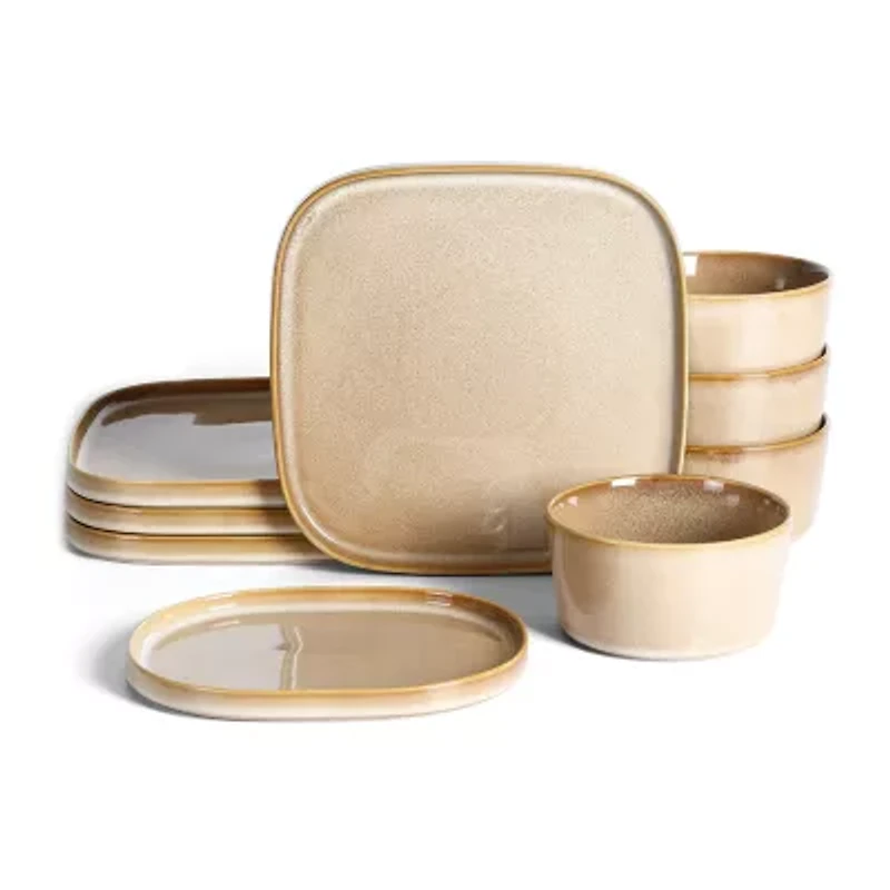 Stone + Lain Cairo 12-pc. Stoneware Dinnerware Set