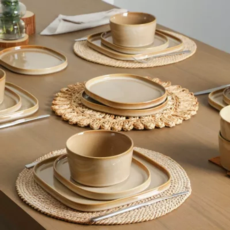 Stone + Lain Cairo 12-pc. Stoneware Dinnerware Set