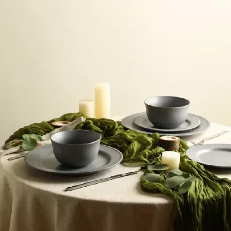 Stone + Lain Comet 4-pc. Stoneware Dinnerware Set