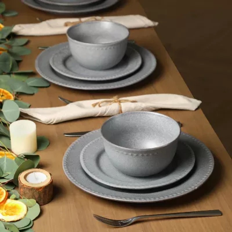 Stone + Lain Comet 4-pc. Stoneware Dinnerware Set