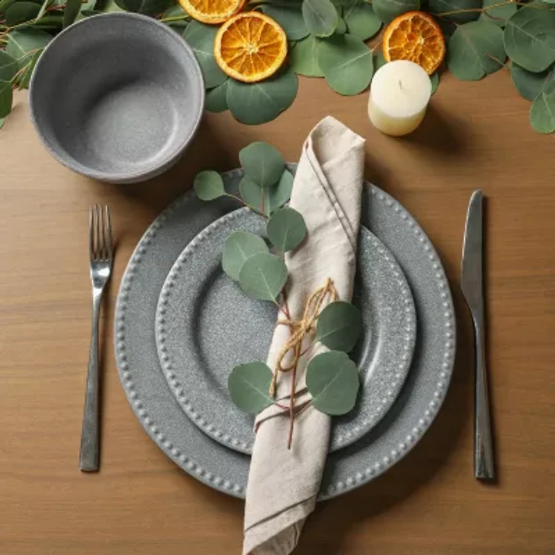 Stone + Lain Comet 4-pc. Stoneware Dinnerware Set