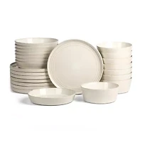 Stone + Lain Claire 8-pc. Stoneware Dinnerware Set