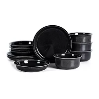 Stone + Lain Slate -pc. Stoneware Dinnerware Set
